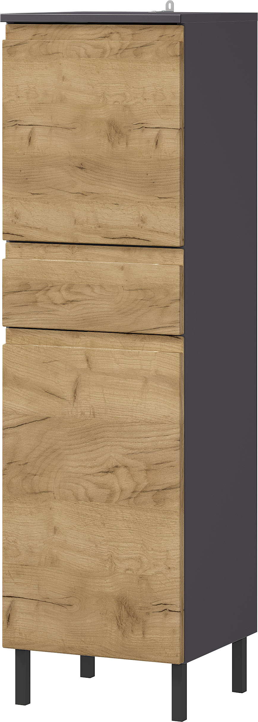 GERMANIA Midischrank »Scantic«, Breite 34 cm, Badezimmerschrank, 2 Türen, 1 Schubkasten, Türdämpfer GERMANIA Midischrank »Scantic«, Breite 34 cm, Badezimmerschrank, 2 Türen, 1 Schubkasten, Türdämpfer von Germania
