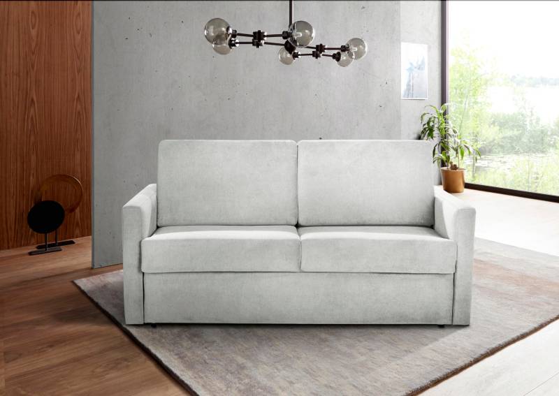 Places of Style Schlafsofa »Goldfarbenpoint 162 cm, Dauerschläfer, Liegefläche 120/200cm,«, 2-Sitzer mit Bettfunktion, Bonell-Federkernmatratze von PLACES OF STYLE