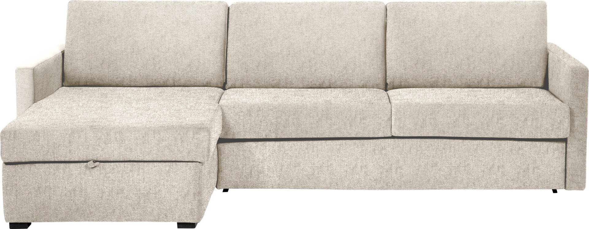 Places of Style Schlafsofa »GOLDPOINT Ecksofa 264 cm, Liegefläche (140/200cm), L-Form,«, Bettfunktion, Bonell-Federkernmatratze und Dauerschläfer-Funktion von PLACES OF STYLE