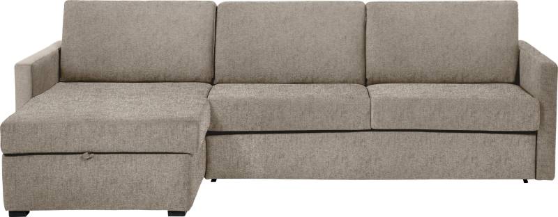 Places of Style Schlafsofa »GOLDPOINT Ecksofa 264 cm, Liegefläche (140/200cm), L-Form,«, Bettfunktion, Bonell-Federkernmatratze und Dauerschläfer-Funktion von PLACES OF STYLE