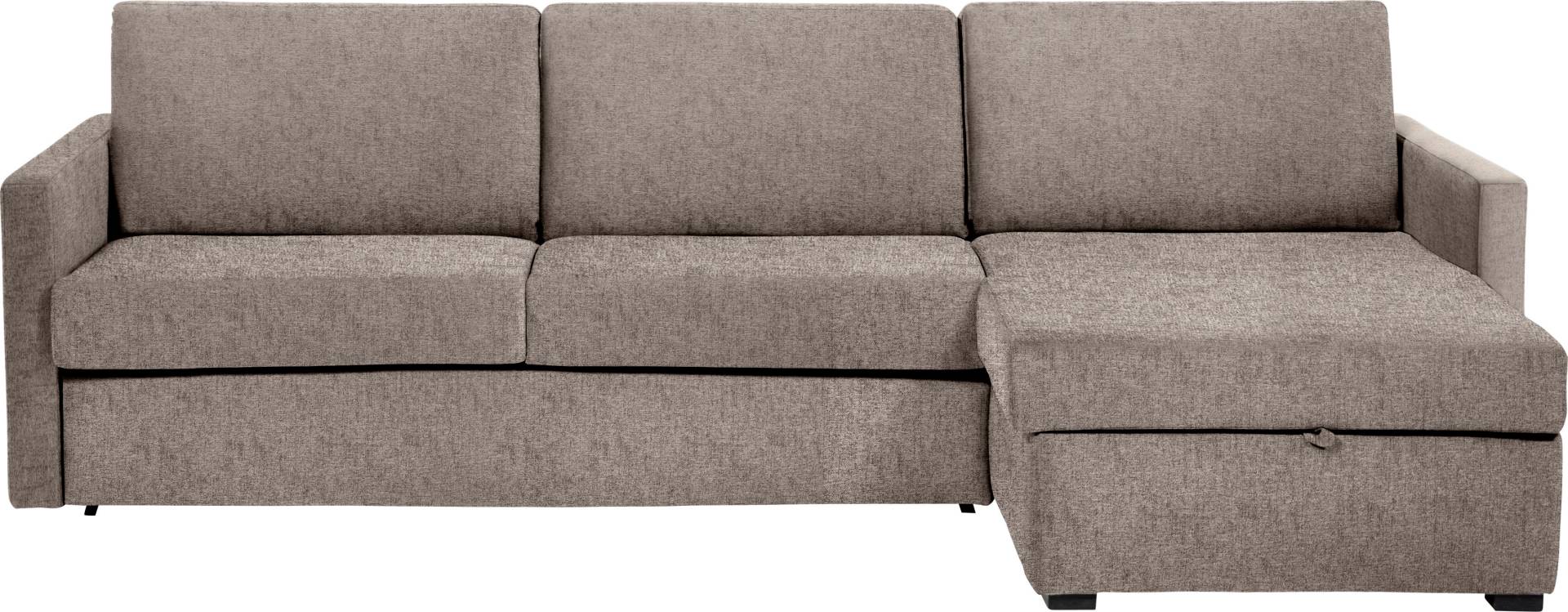 Places of Style Schlafsofa »GOLDPOINT Ecksofa 264 cm, Liegefläche (140/200cm), L-Form,«, Bettfunktion, Bonell-Federkernmatratze und Dauerschläfer-Funktion von PLACES OF STYLE