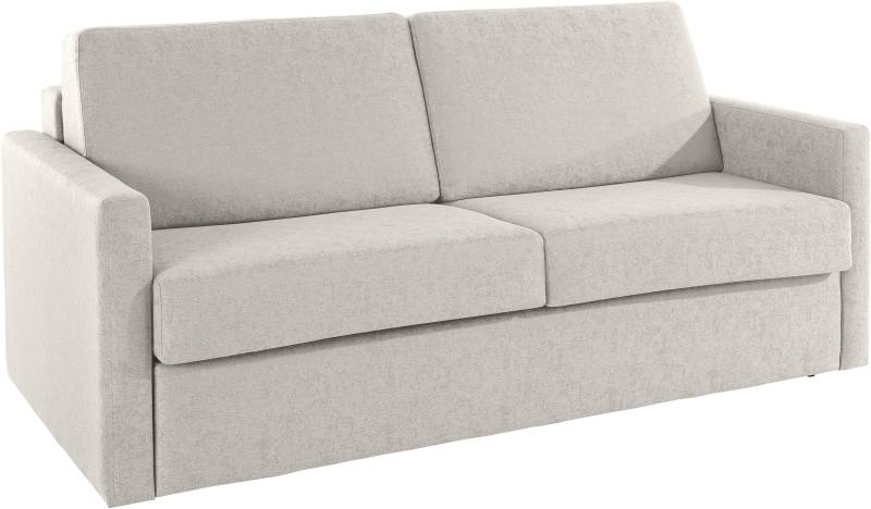 Places of Style Schlafsofa »GOLDPOINT 182cm, Dauerschläfer, Liegefläche 140/200 cm,«, 3-Sitzer mit Bettfunktion, Bonell-Federkernmatratze von PLACES OF STYLE