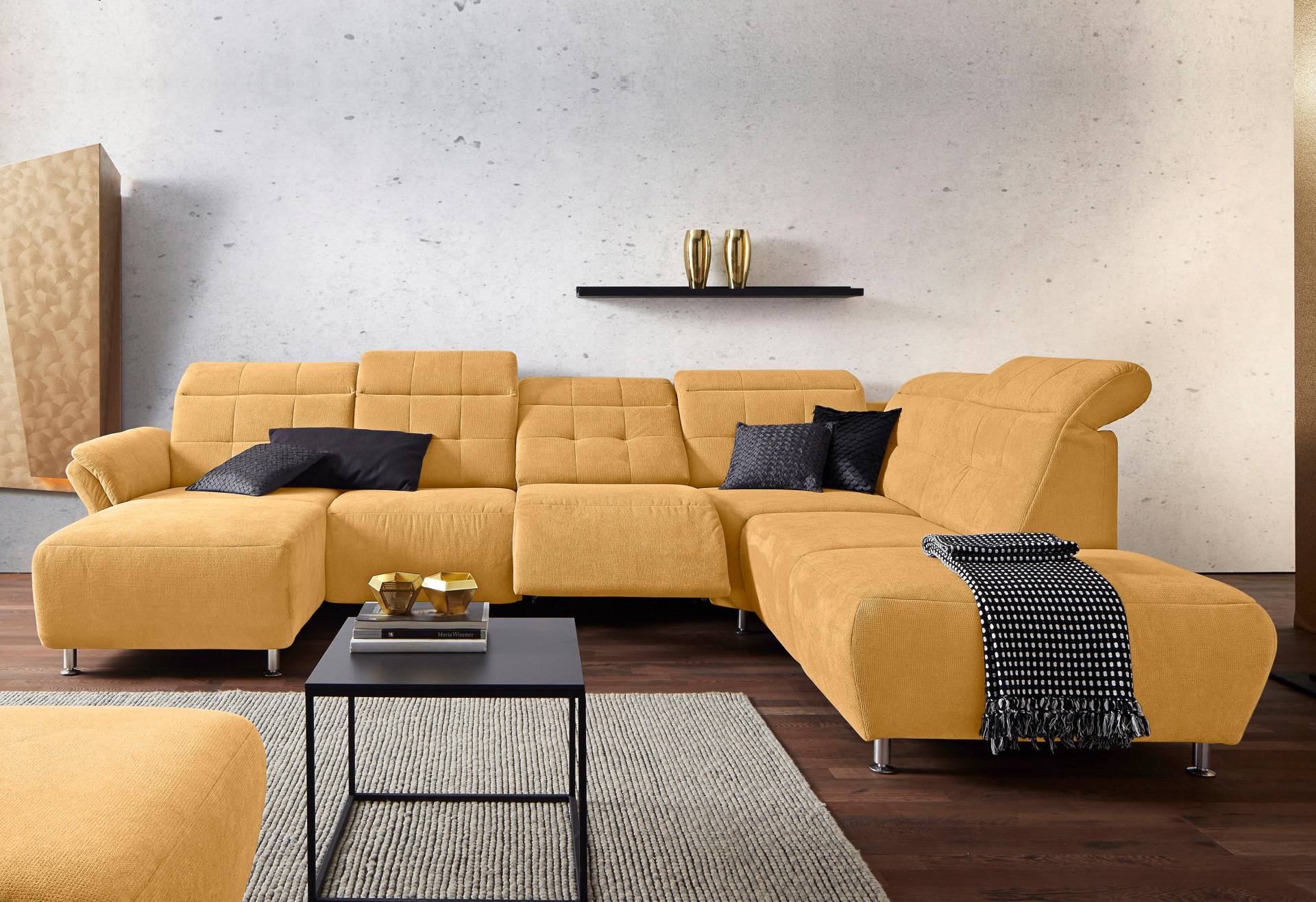 Places of Style Wohnlandschaft »Manhattan U-Form«, 2 Sitze mit elektrischer Relaxfunktion, verstellbare Armlehnen Places of Style Wohnlandschaft »Manhattan U-Form«, 2 Sitze mit elektrischer Relaxfunktion, verstellbare Armlehnen von PLACES OF STYLE