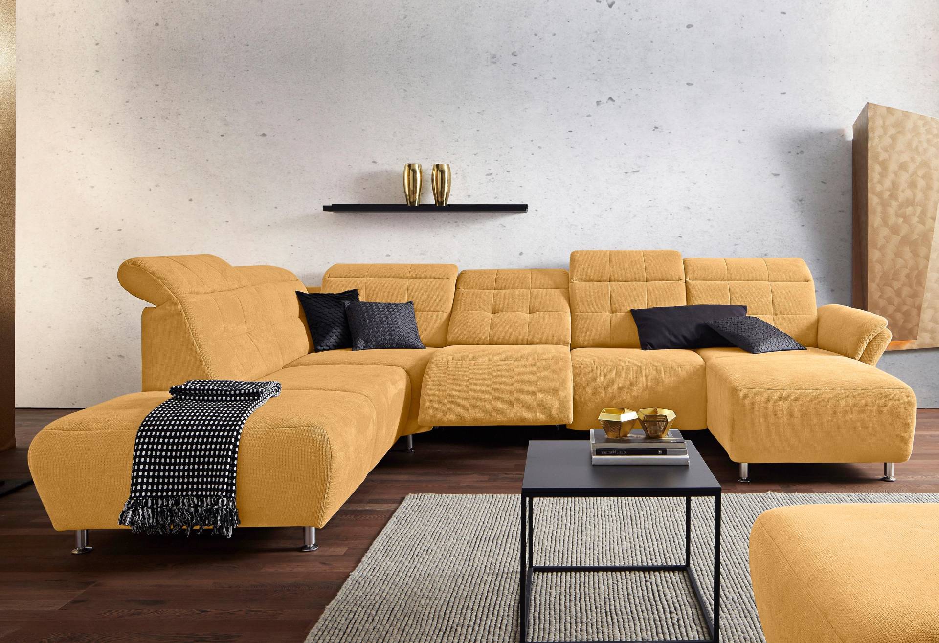 Places of Style Wohnlandschaft »Manhattan U-Form«, 2 Sitze mit elektrischer Relaxfunktion, verstellbare Armlehnen Places of Style Wohnlandschaft »Manhattan U-Form«, 2 Sitze mit elektrischer Relaxfunktion, verstellbare Armlehnen von PLACES OF STYLE