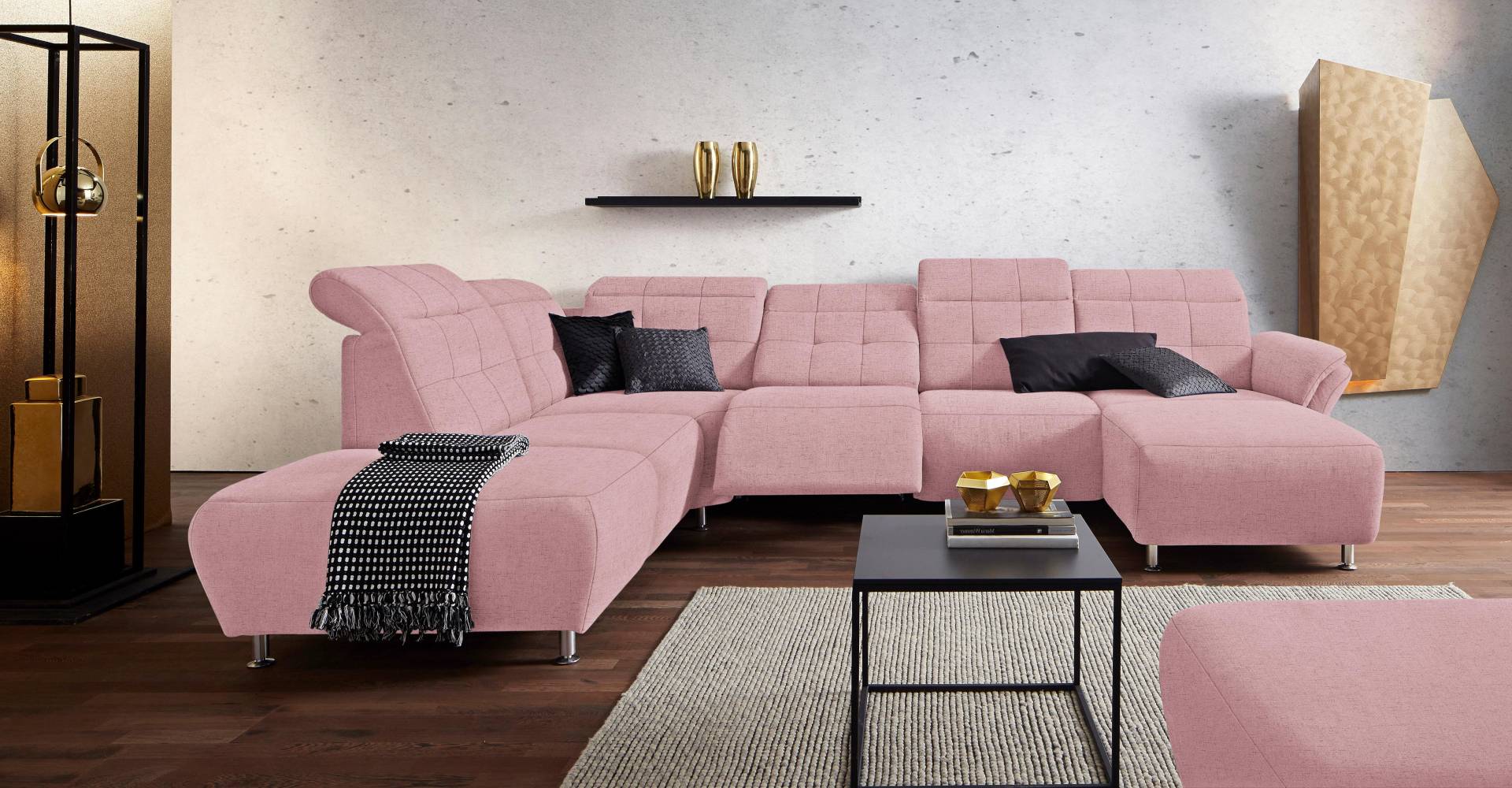 Places of Style Wohnlandschaft »Manhattan U-Form«, 2 Sitze mit elektrischer Relaxfunktion, verstellbare Armlehnen Places of Style Wohnlandschaft »Manhattan U-Form«, 2 Sitze mit elektrischer Relaxfunktion, verstellbare Armlehnen von PLACES OF STYLE