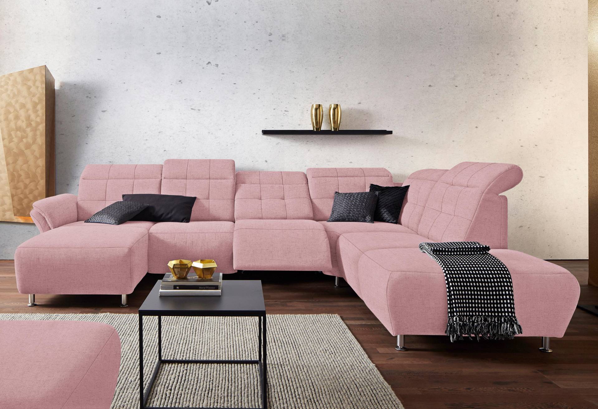 Places of Style Wohnlandschaft »Manhattan U-Form«, 2 Sitze mit elektrischer Relaxfunktion, verstellbare Armlehnen Places of Style Wohnlandschaft »Manhattan U-Form«, 2 Sitze mit elektrischer Relaxfunktion, verstellbare Armlehnen von PLACES OF STYLE