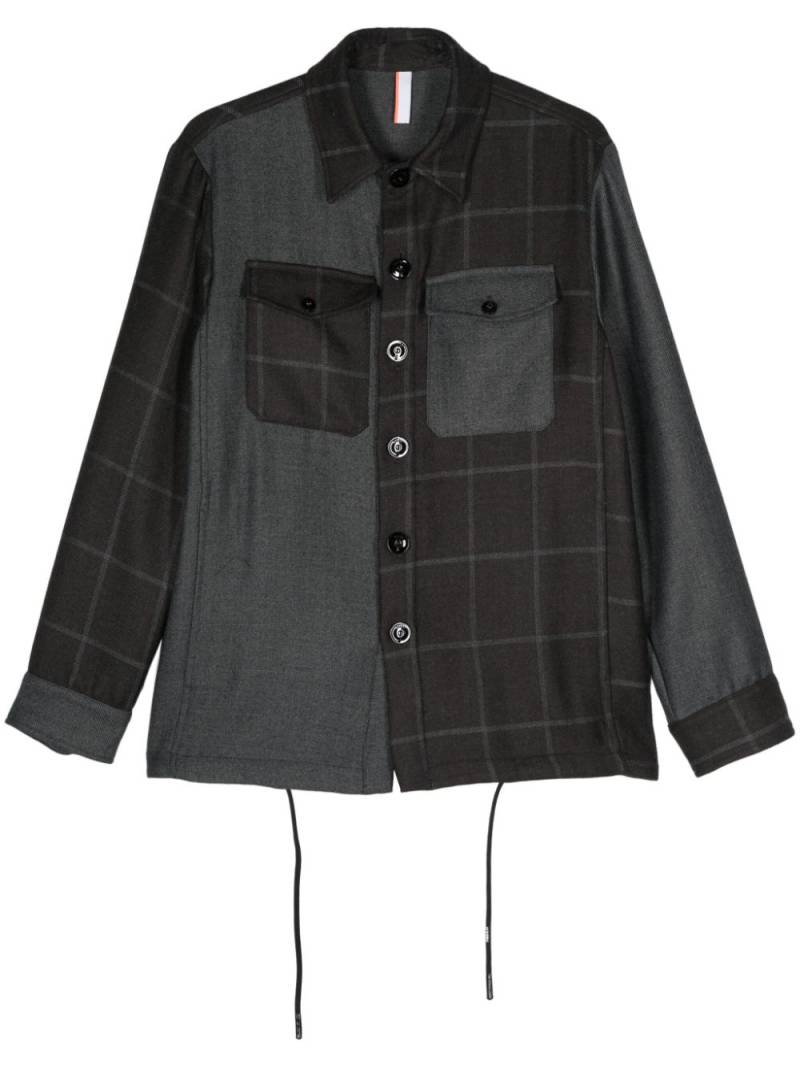 PMD twill-weave shirt jacket - Grey von PMD