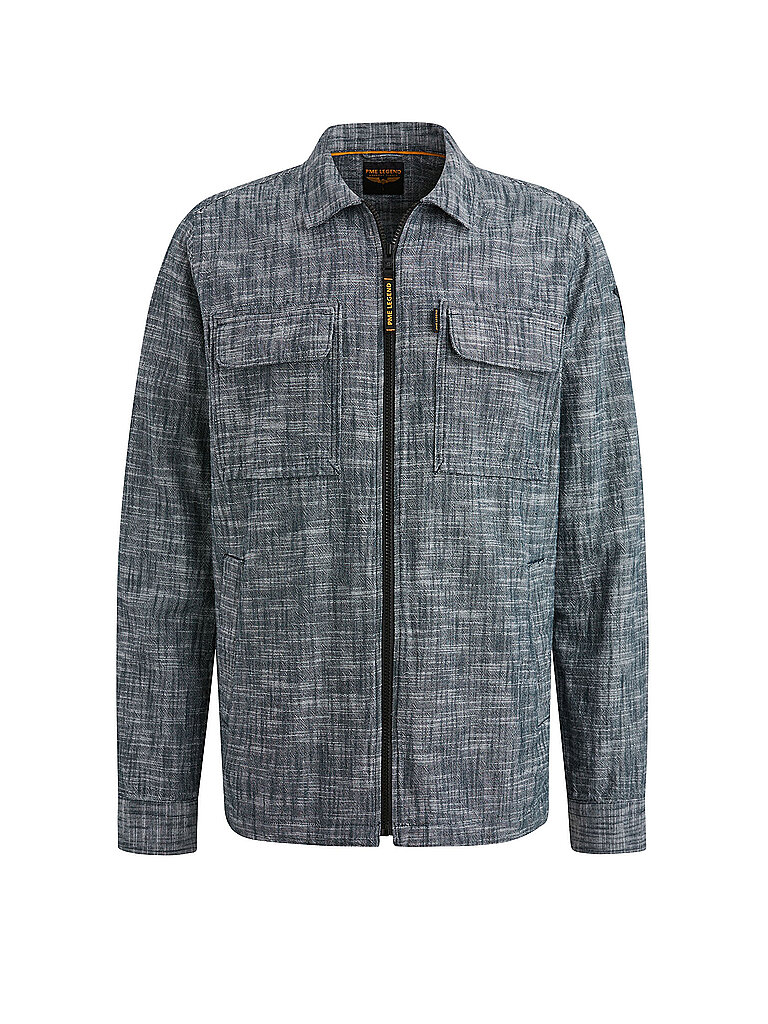 PME LEGEND Overshirt  dunkelblau | L von PME LEGEND