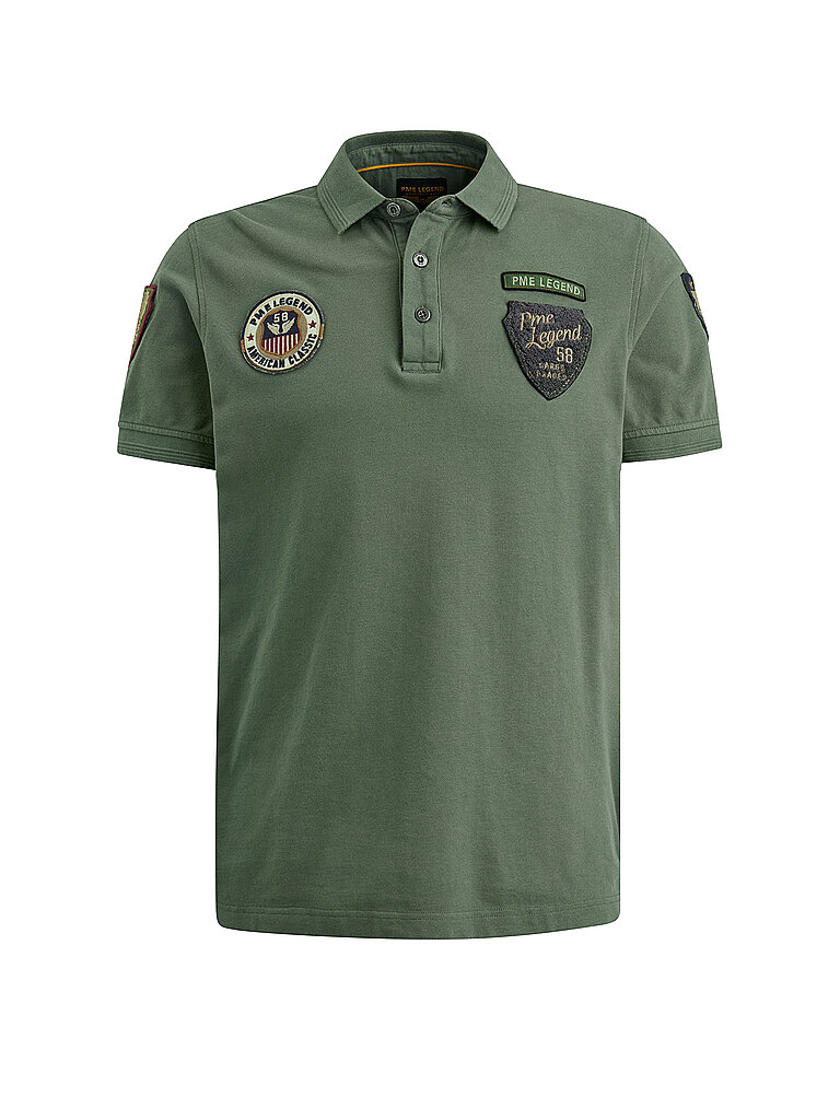 PME LEGEND Poloshirt olive | XL von PME LEGEND