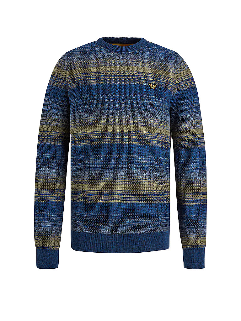 PME LEGEND Pullover  blau | S von PME LEGEND