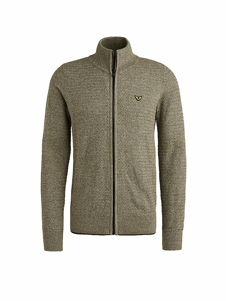 PME LEGEND Strickjacke olive | S von PME LEGEND