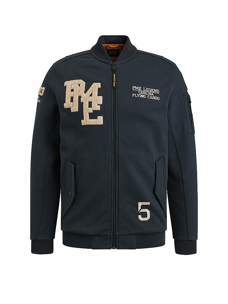 PME LEGEND Sweatjacke dunkelblau | S von PME LEGEND