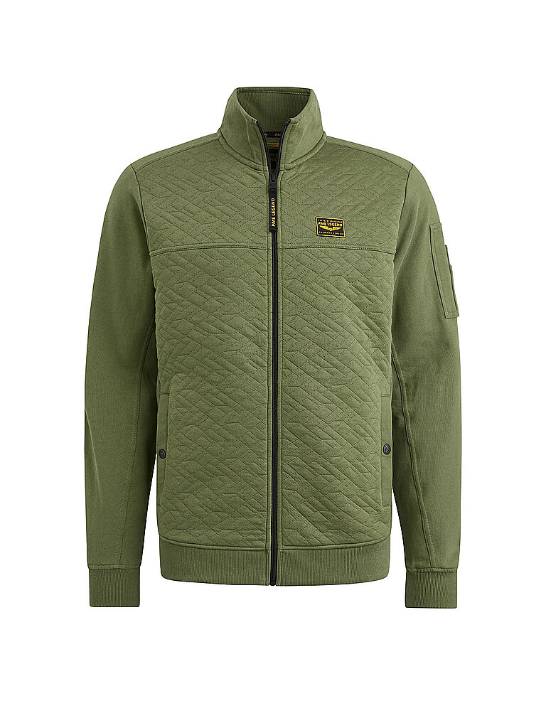 PME LEGEND Sweatjacke  olive | L von PME LEGEND