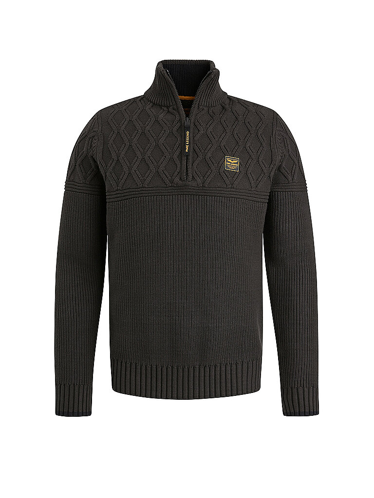 PME LEGEND Troyer Pullover  grau | L von PME LEGEND