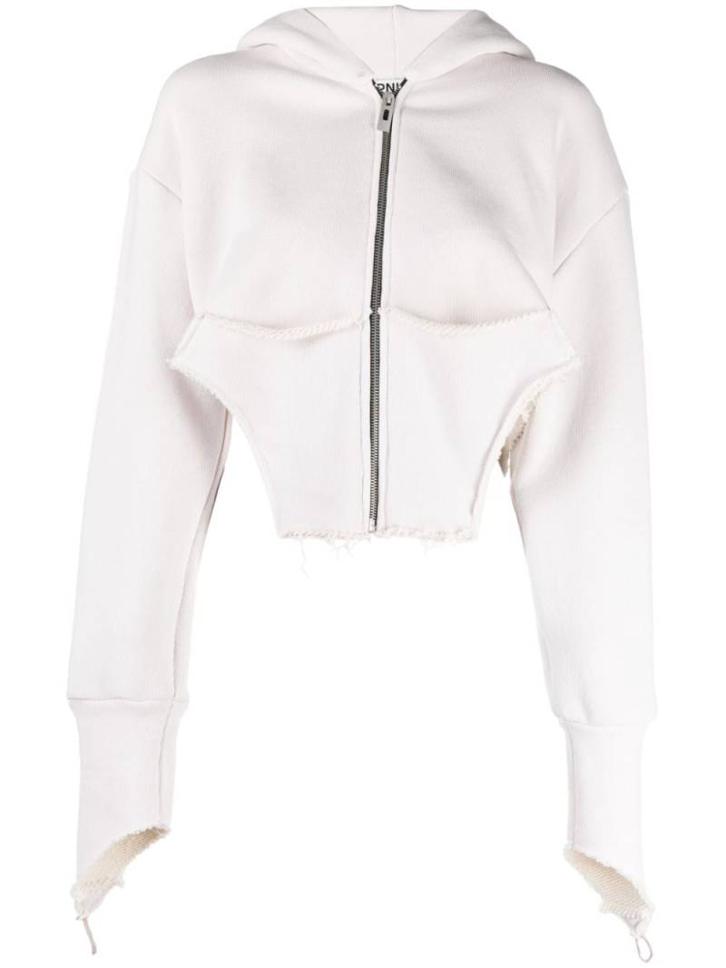 PNK asymmetric hooded jacket - Pink von PNK