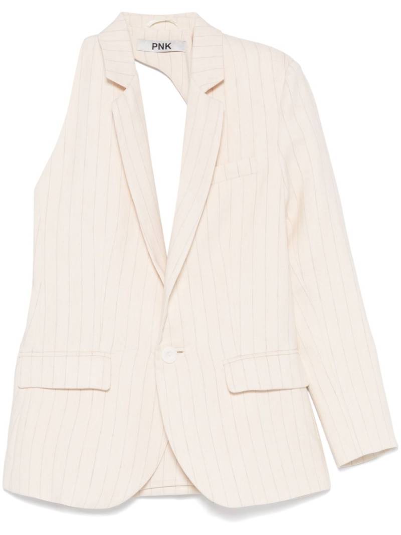 PNK one-sleeve blazer - Neutrals von PNK