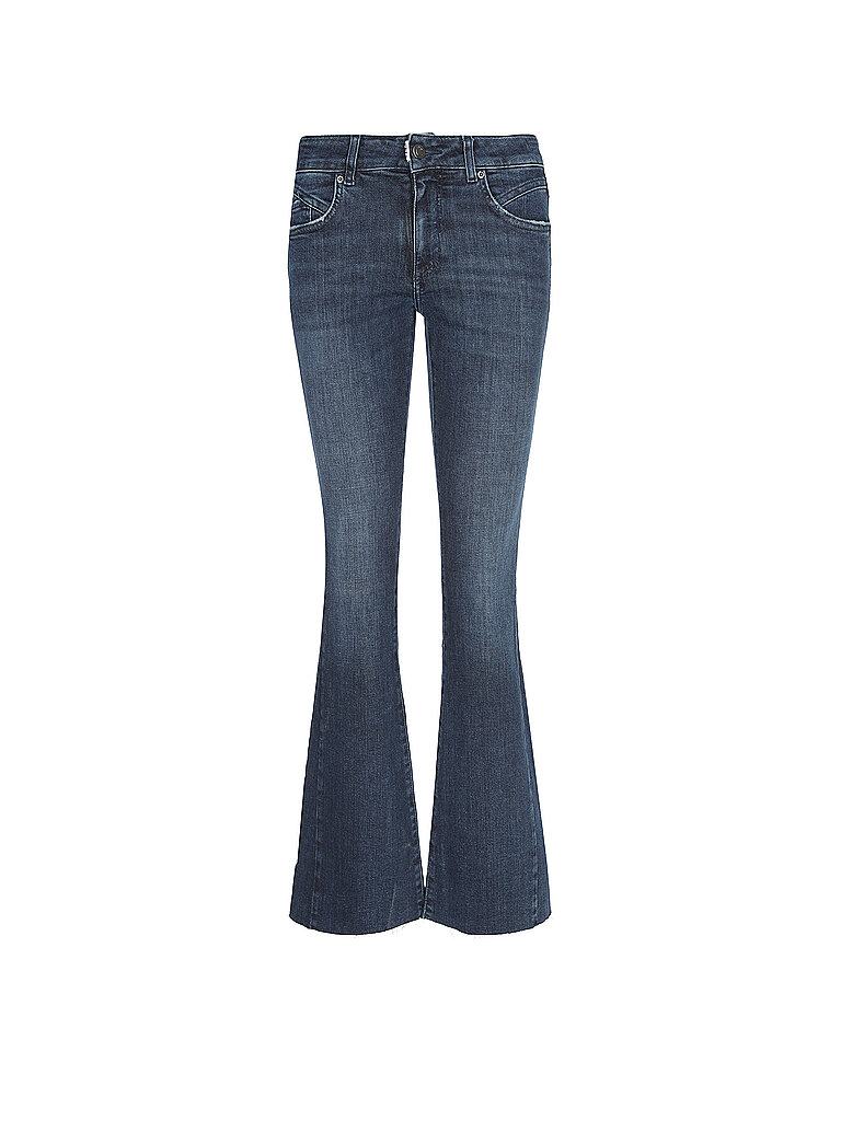 PNTS Jeans Flared Fit THE BOOTY blau | 28/L32 von PNTS