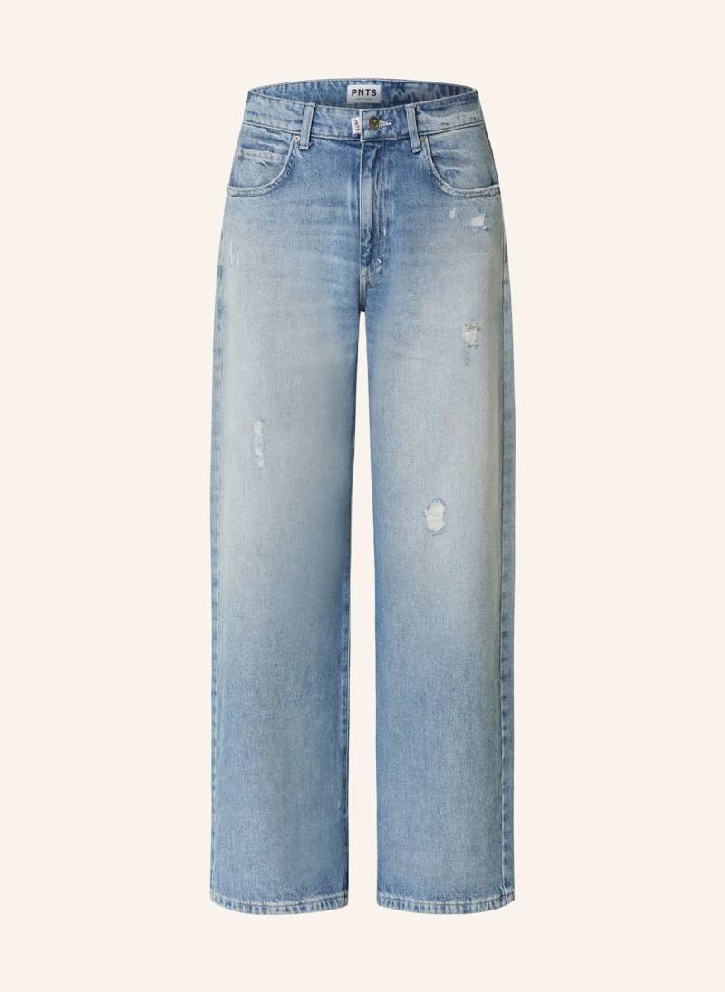 Pnts Destroyed Jeans The Loose blau von PNTS