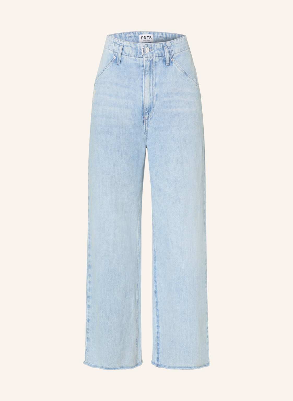 Pnts Jeans-Culotte The Mini R Mit Leinen blau von PNTS