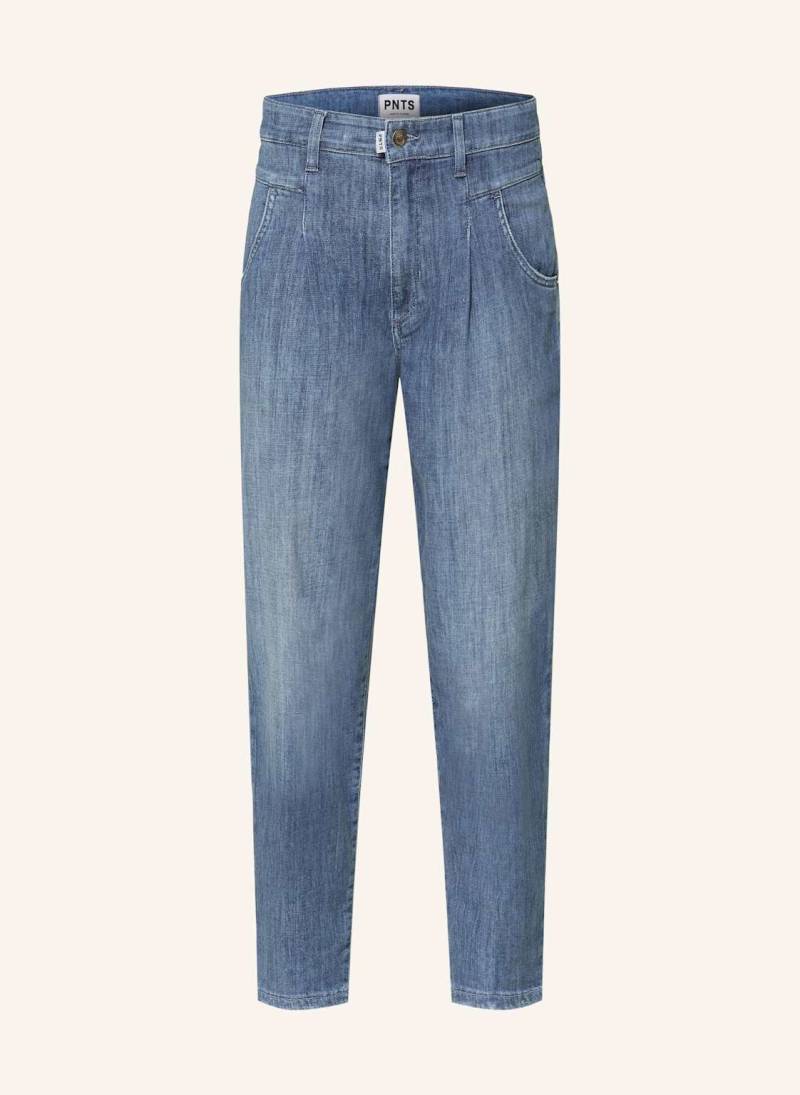 Pnts Straight Jeans The O Shape blau von PNTS