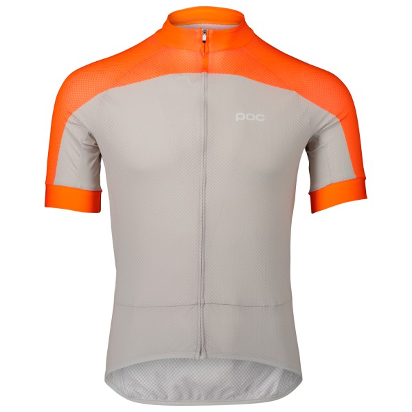 POC - Essential Road Logo Jersey - Velotrikot Gr L grau von POC