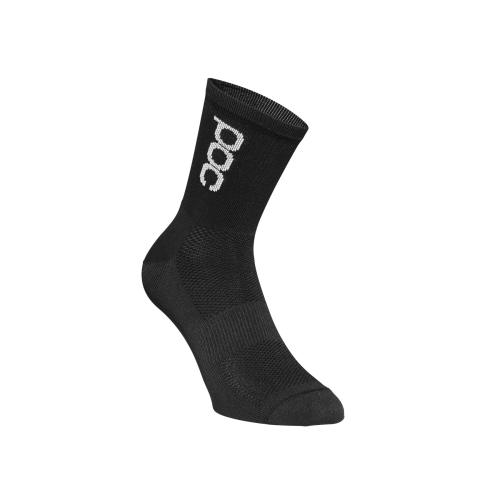 POC Essential Road Sock Short - Uranium Black (Grösse: L/43-45) von POC