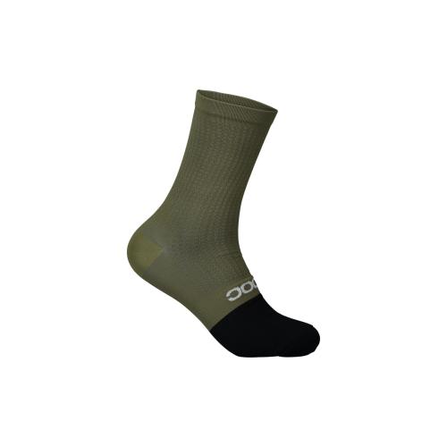 POC Flair Sock Mid - Epidote Green/Uranium Black (Grösse: S/37-39) von POC