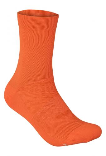 POC Fluo Sock Mid - Fluorescent Orange (Grösse: S/37-39) von POC