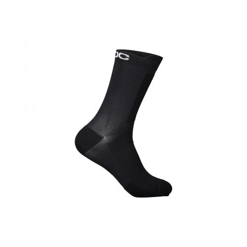 POC Lithe MTB Sock Mid - Uranium Black (Grösse: L/43-45) von POC