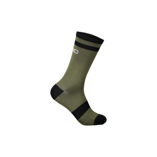 POC Lure MTB Sock Long - Epidote Green/Uranium Black (Grösse: M/40-42) von POC