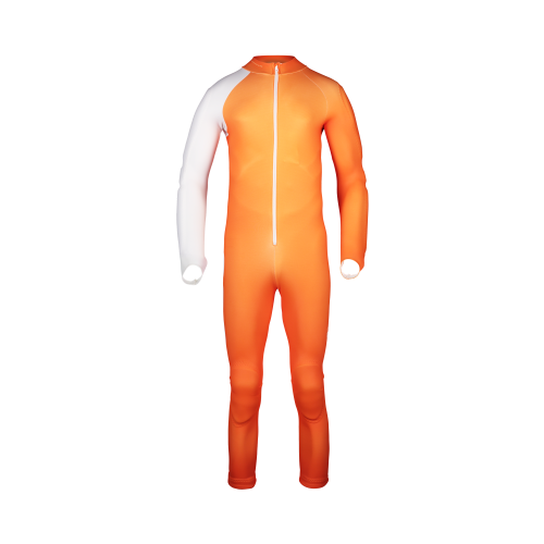 POC Skin GS Rennanzug JR - Zink Orange/Hydrogen White (Grösse: 140/10Y) von POC