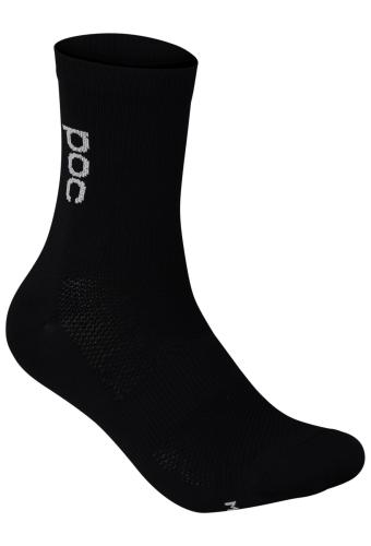 POC Soleus Lite Sock Mid - Uranium Black (Grösse: L/43-45) von POC