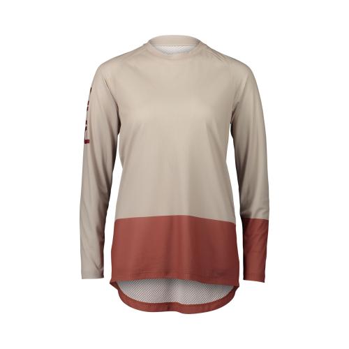 POC Ws MTB Pure LS Jersey - Light Sandstone Beige/Himalayan Salt (Grösse: L) von POC