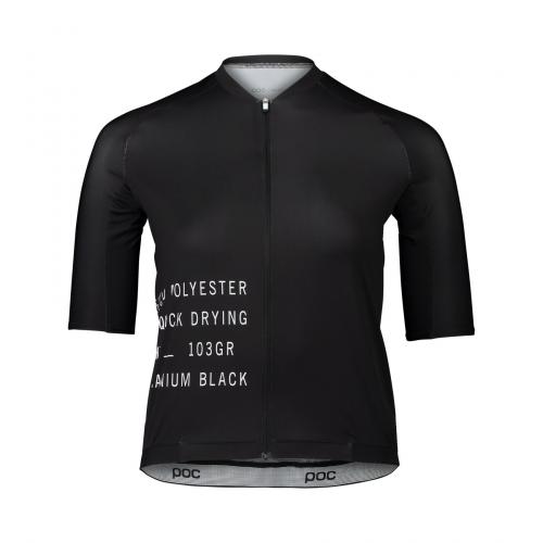 POC Ws Pristine Print Jersey - Uranium Black (Grösse: L) von POC