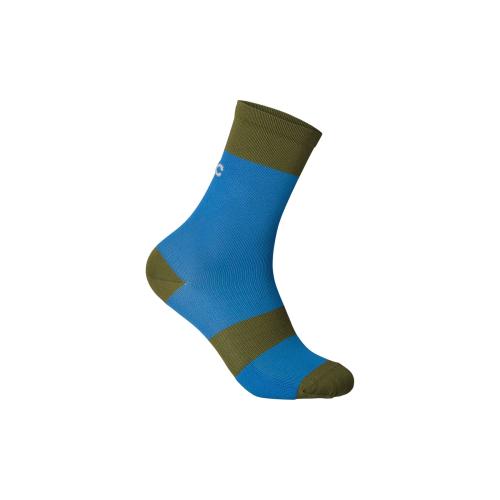 POC Ys Essential MTB Sock - Natrium Blue/Epidote Green (Grösse: M) von POC