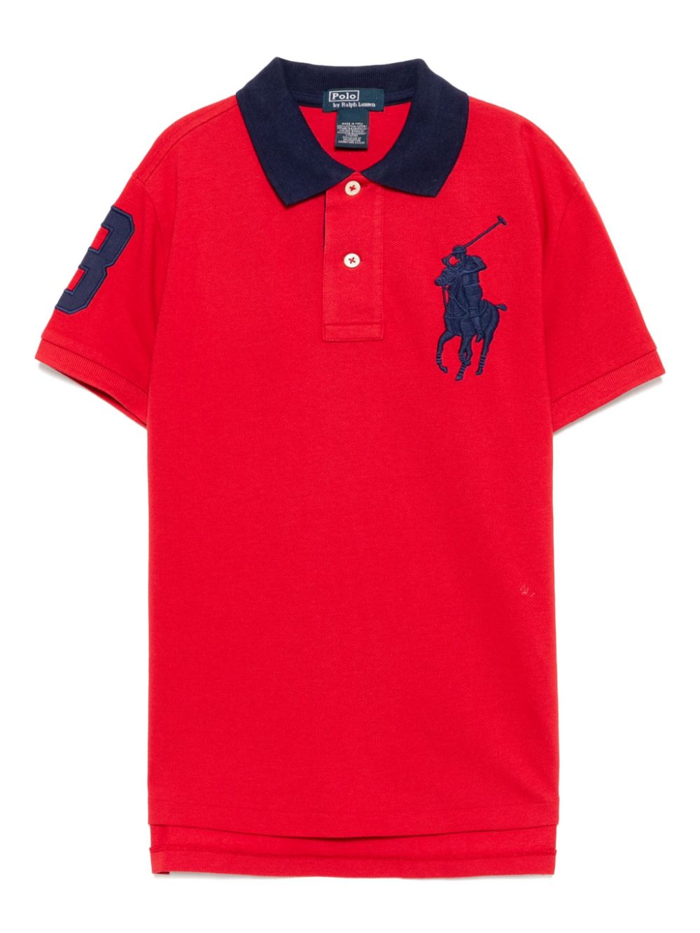 POLO RALPH LAUREN KIDS Big Polo Pony polo shirt - Red von POLO RALPH LAUREN KIDS