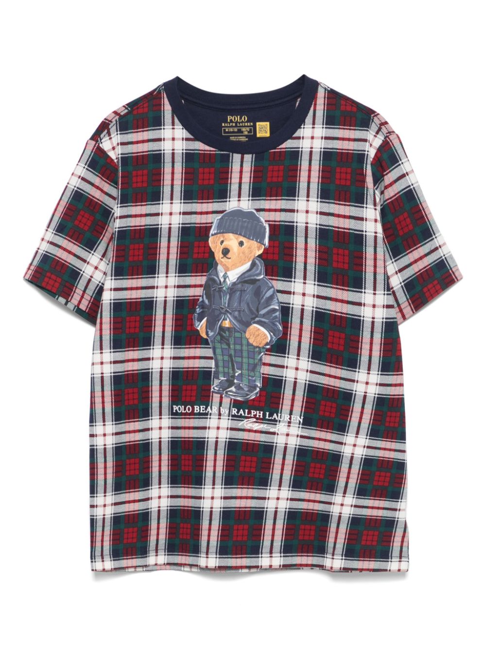 POLO RALPH LAUREN KIDS Polo Bear cotton T-shirt - Blue von POLO RALPH LAUREN KIDS