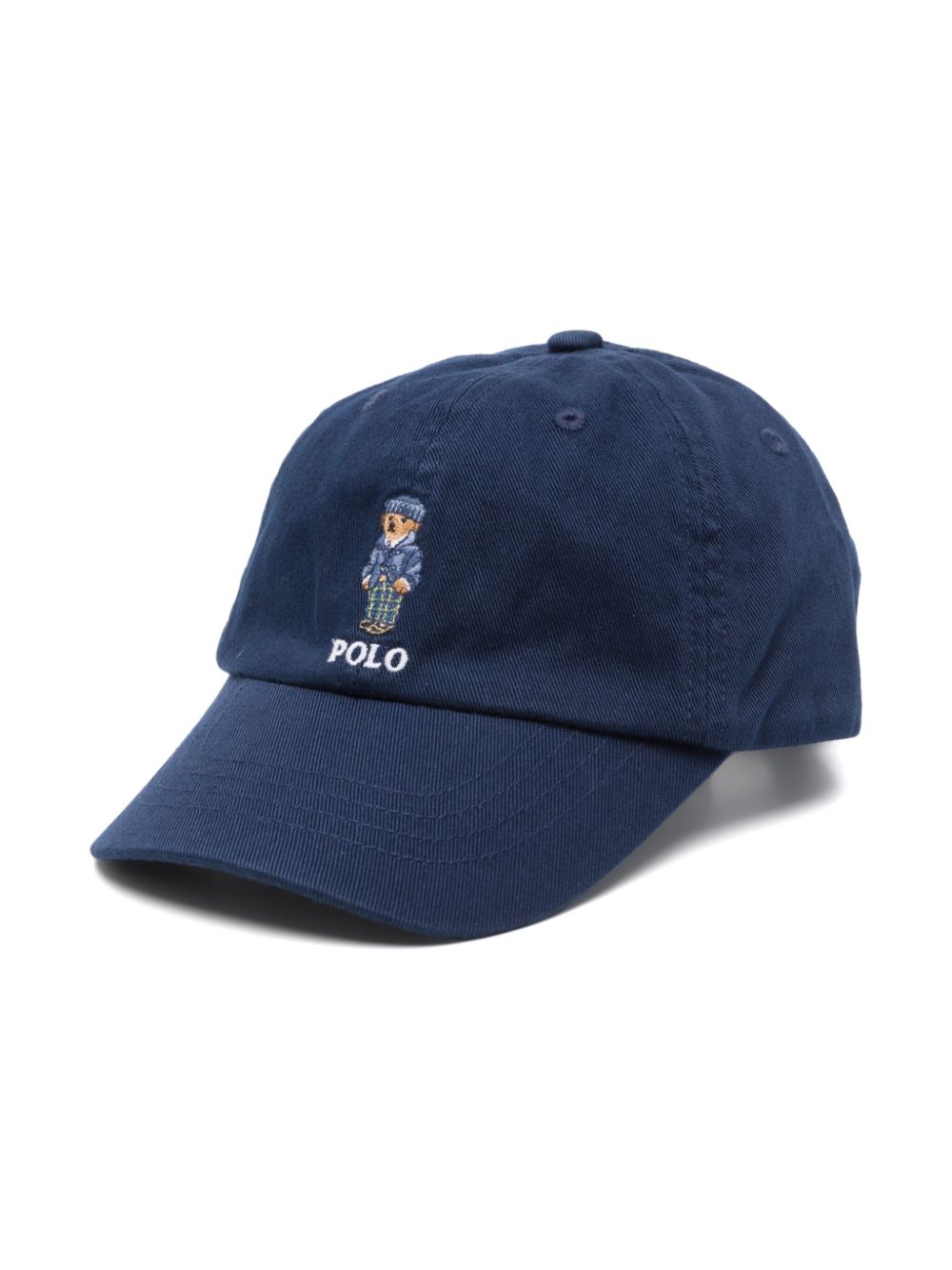 POLO RALPH LAUREN KIDS Polo-Bear-motif baseball cap - Blue von POLO RALPH LAUREN KIDS