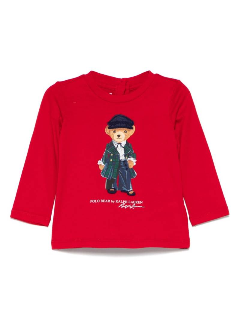 POLO RALPH LAUREN KIDS Polo Bear-print T-shirt - Red von POLO RALPH LAUREN KIDS