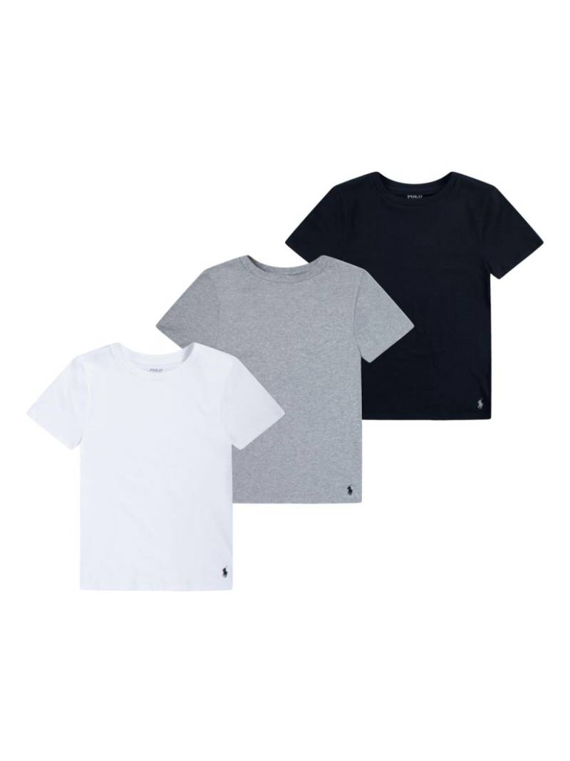 POLO RALPH LAUREN KIDS Polo Pony T-shirt (set of three) - Black von POLO RALPH LAUREN KIDS