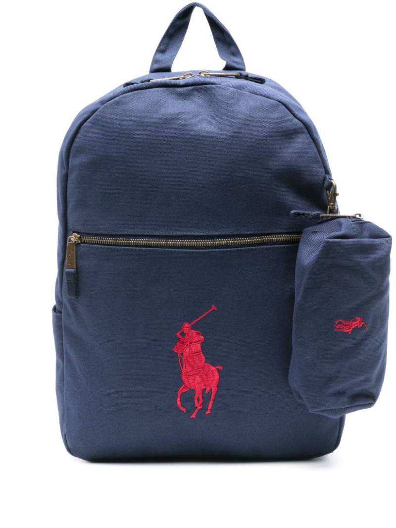 POLO RALPH LAUREN KIDS Polo Pony backpack - Blue von POLO RALPH LAUREN KIDS