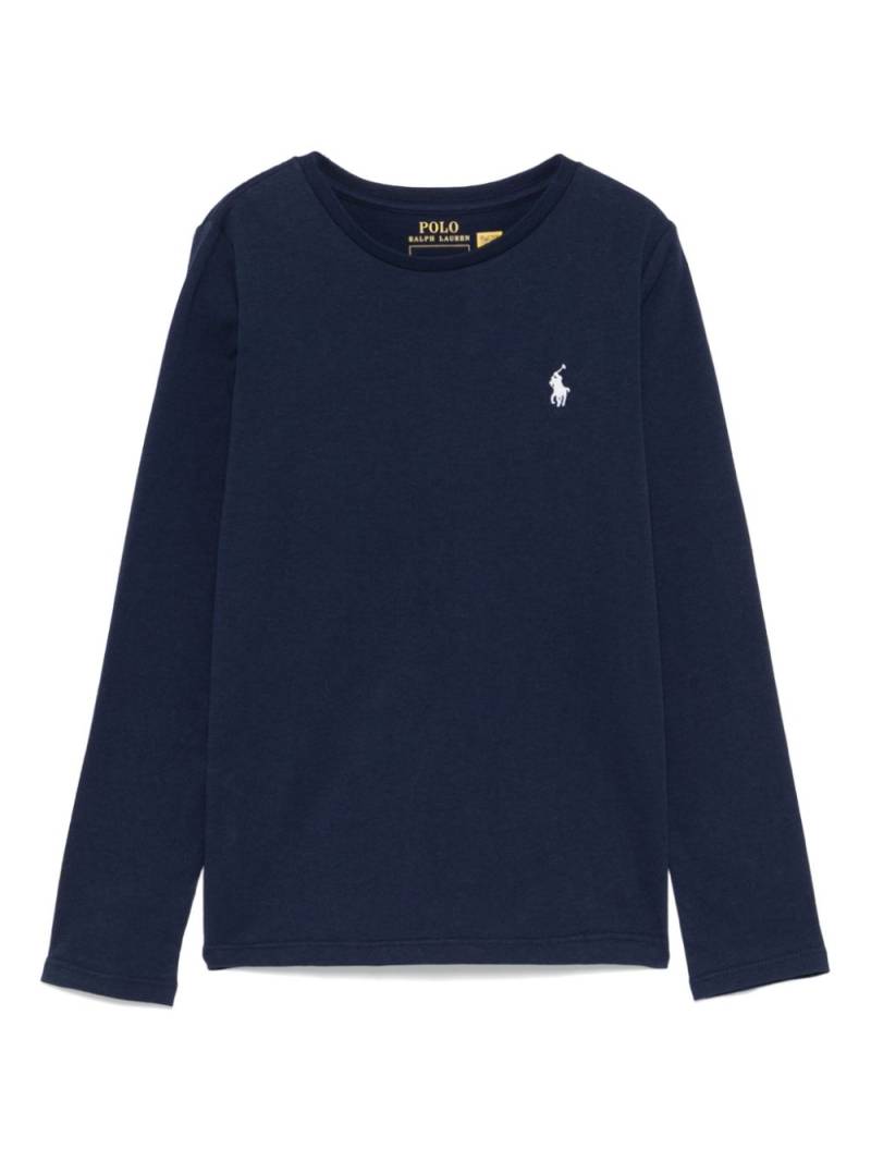 POLO RALPH LAUREN KIDS Polo Pony-embroidered T-shirt - Blue von POLO RALPH LAUREN KIDS