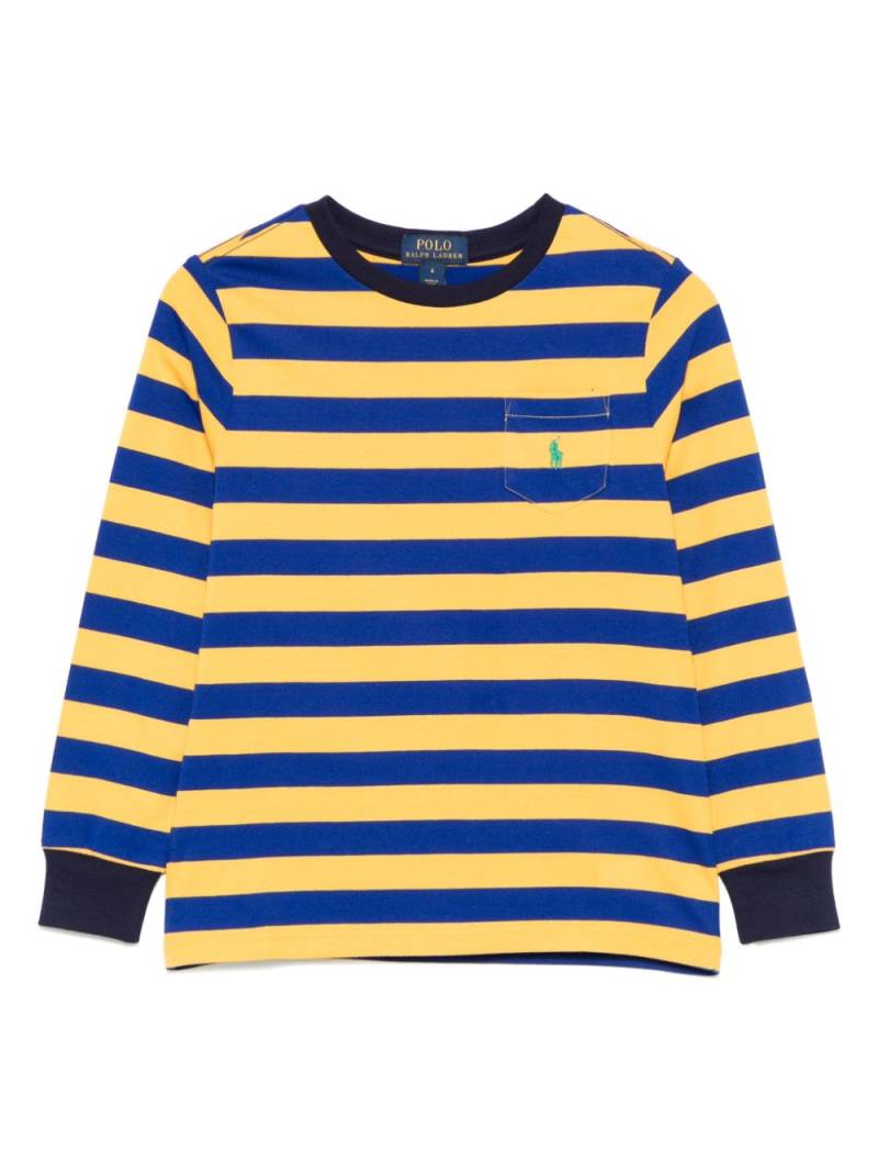 POLO RALPH LAUREN KIDS Polo Pony-embroidered T-shirt - Yellow von POLO RALPH LAUREN KIDS