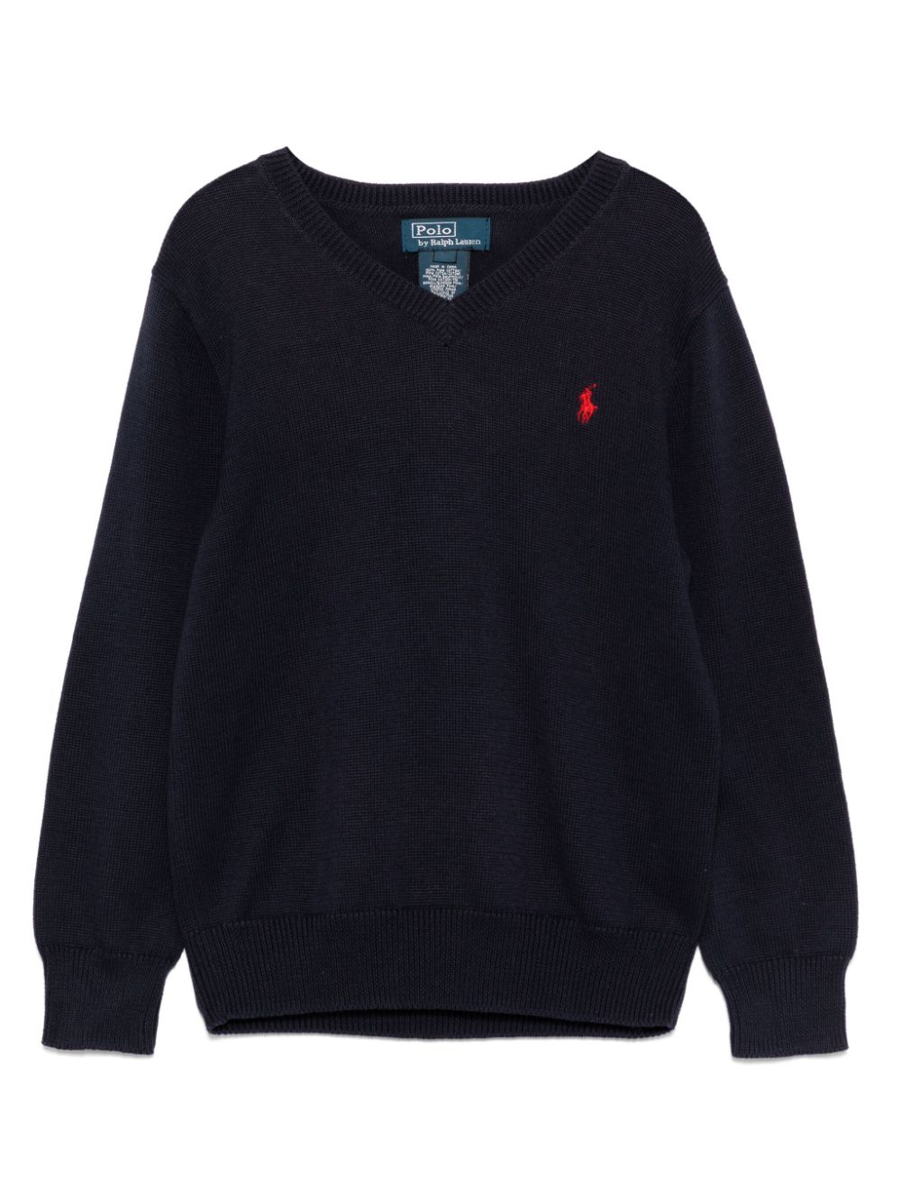 POLO RALPH LAUREN KIDS Polo Pony-embroidered cotton jumper - Blue von POLO RALPH LAUREN KIDS