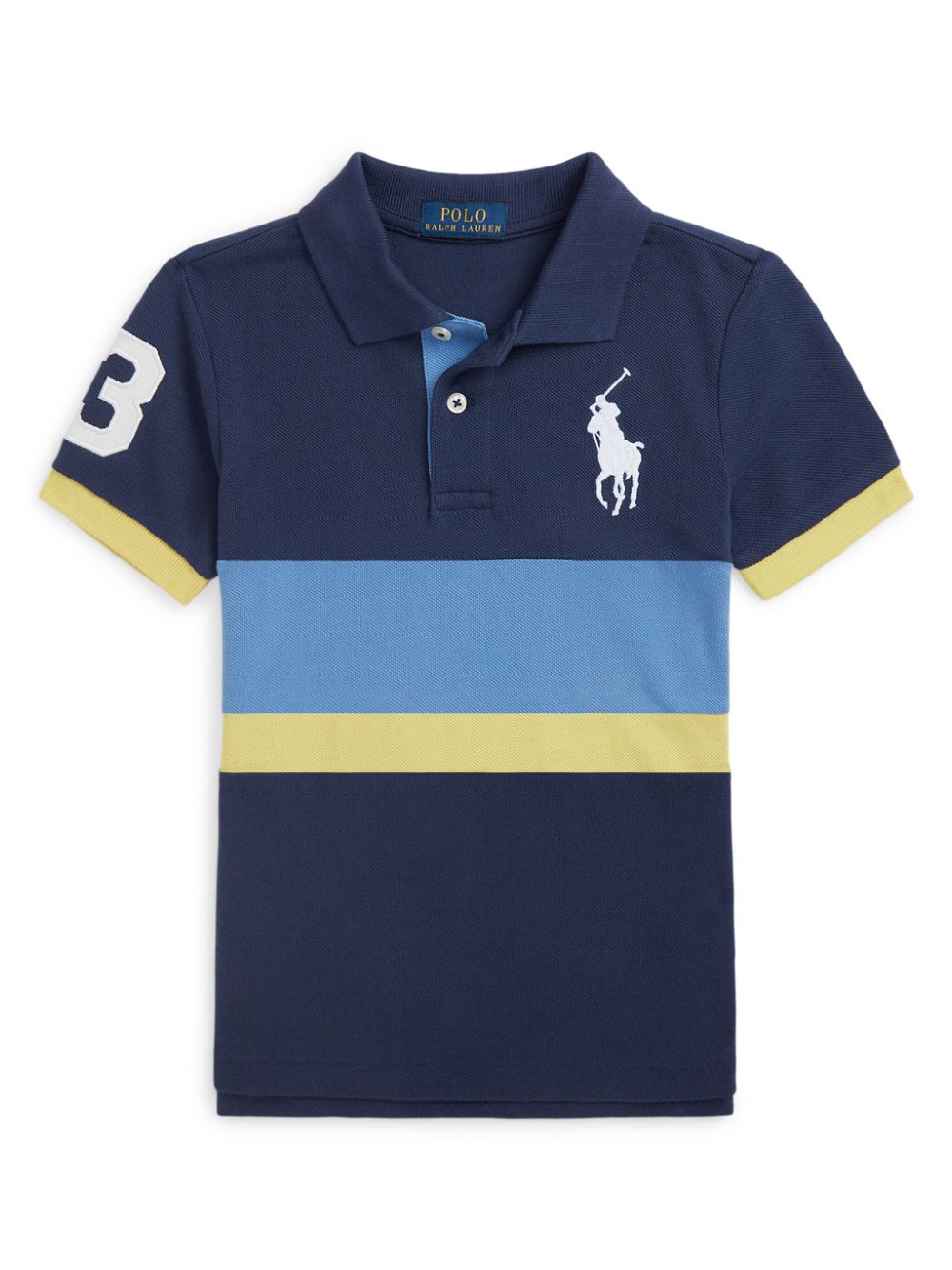 POLO RALPH LAUREN KIDS Polo Pony-embroidered polo shirt - Blue von POLO RALPH LAUREN KIDS