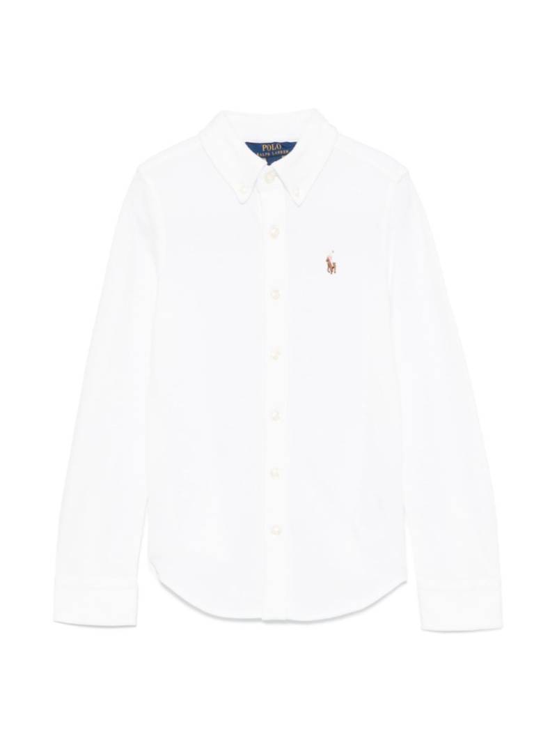 POLO RALPH LAUREN KIDS Polo Pony-embroidered shirt - White von POLO RALPH LAUREN KIDS