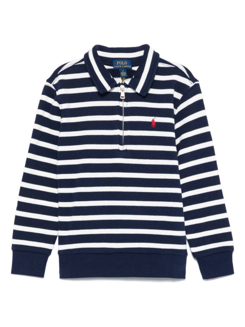 POLO RALPH LAUREN KIDS Polo Pony-embroidered sweatshirt - Blue von POLO RALPH LAUREN KIDS