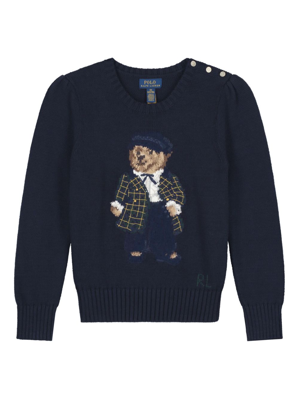 POLO RALPH LAUREN KIDS bear-motif jumper - Blue von POLO RALPH LAUREN KIDS