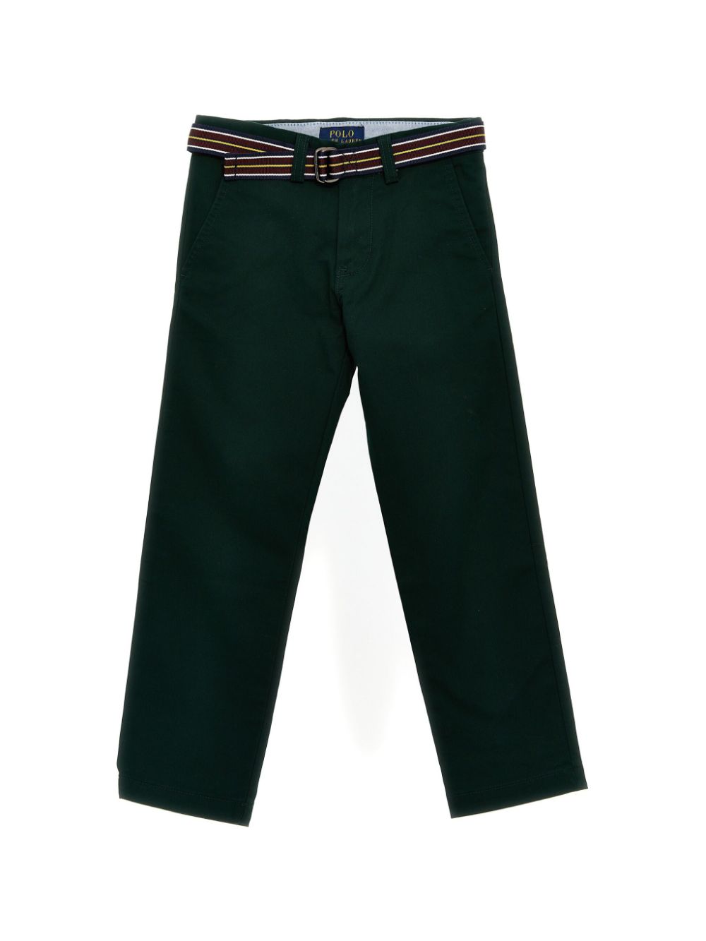 POLO RALPH LAUREN KIDS belted chinos - Green von POLO RALPH LAUREN KIDS