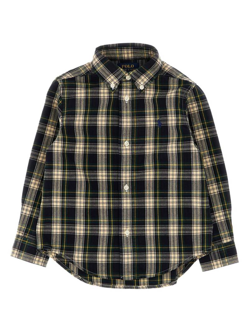 POLO RALPH LAUREN KIDS checked shirt - Green von POLO RALPH LAUREN KIDS